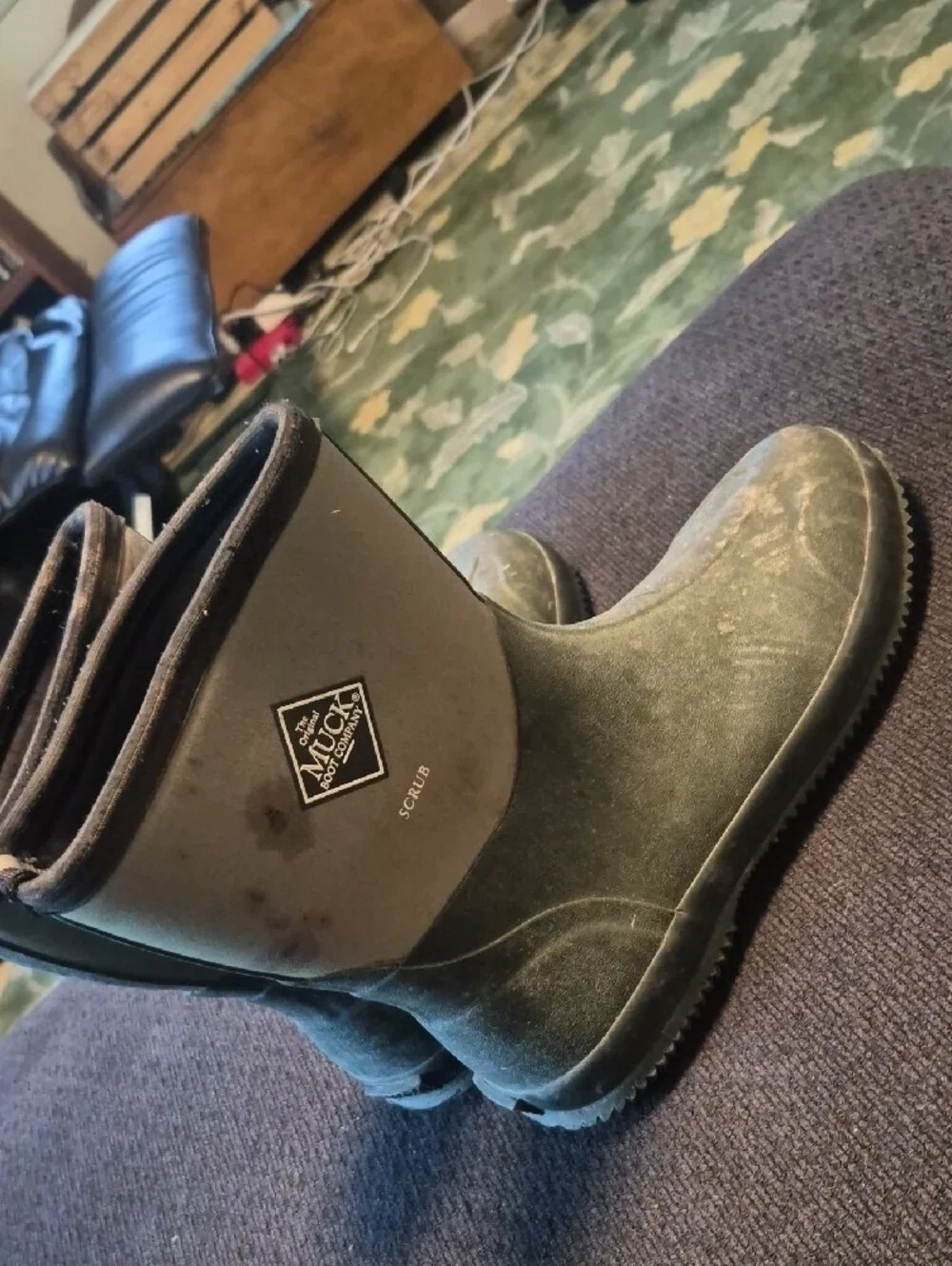 Muck Boot Company Men’s Green Waterproof Mid-Calf Boots